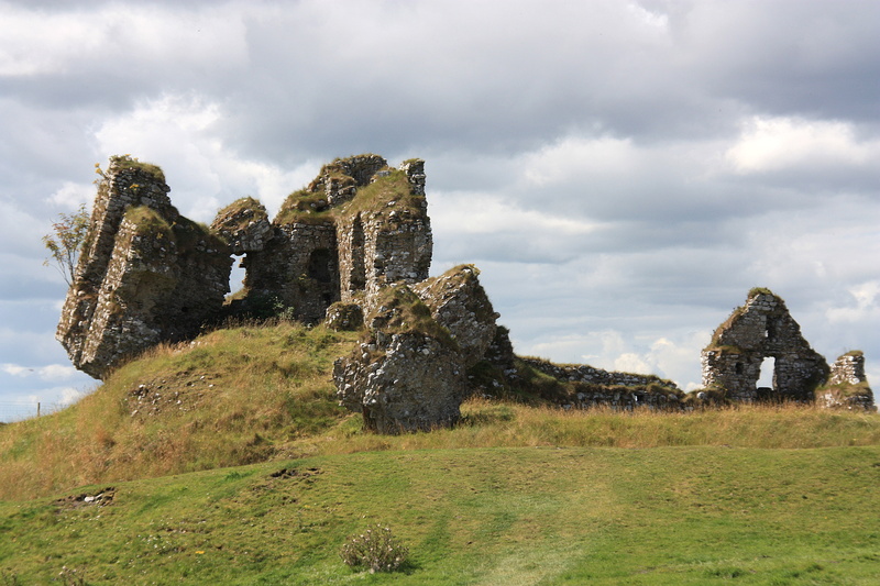 built structure, rock, substantiate, 4K, land, clonmacnoise castle, plant, ruin, ancient civilization, no people, travel destinations, archaeology, cloud - sky