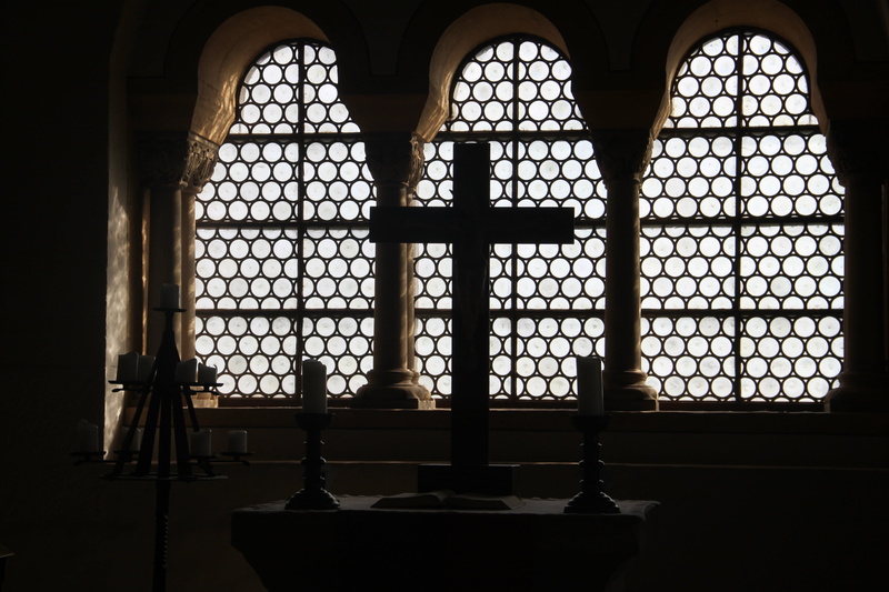 belief, window, middle ages, floral pattern, sunlight, ornate, cross, germany, no people, glass - material, built structure, wartburg castle, pattern, faith