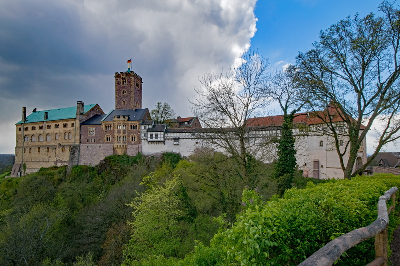 place of worship, building, travel destinations, outdoors, reformation, travel, world heritage, no people, history, wartburg, germany, Wartburg Castle