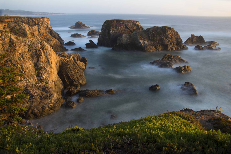 county, body, WOW, daytime, landscape, Fake, neutral density filter, fort, rock, Fort Bragg, California, scenics, nature, water, 5K, body of water, california