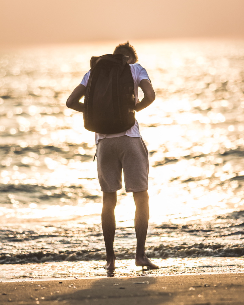 summer, shorts, boy, zandvoort, basvoets1, sea, 4K, bas voets, sky, water, leisure activity, douchbags, nature, bas, standing, sunset, outdoors, beauty in nature