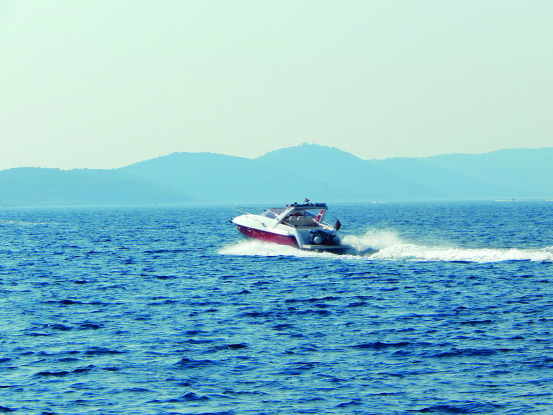 boat, mode of transportation, zee, travel, motion, sea, speedboad, men, beauty in nature, water, sky, croatia, krk, sailing, on the move, nature, speed