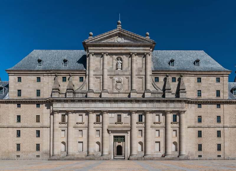 day, classical style, neo-classical, building exterior, city, lorenzo, the past, nature, blue, government, architecture, belief, el, sky, history, courthouse
