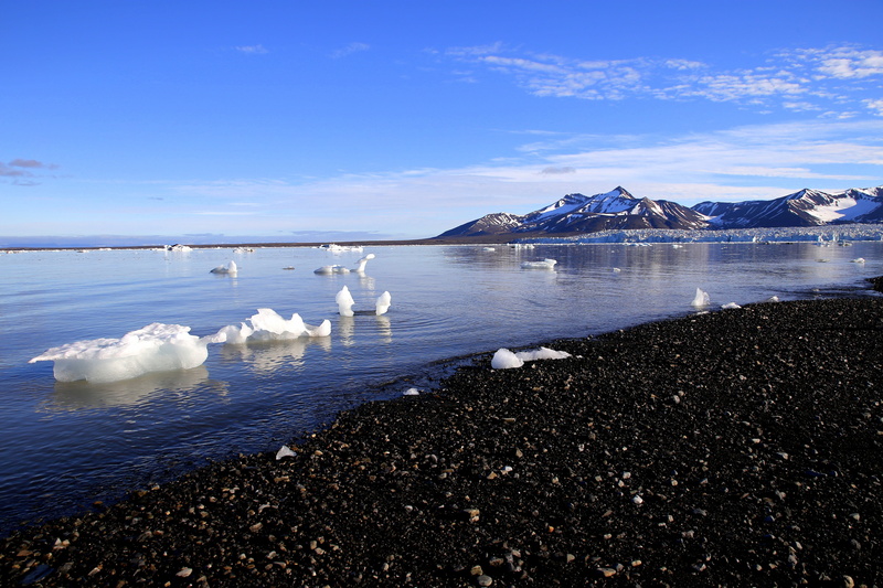 scenics - nature, iceberg - ice formation, tranquil scene, sky, arctic, scenic, landscape, mountain, kayak, polar, fjord, wilderness, frozen, hiking, permafrost