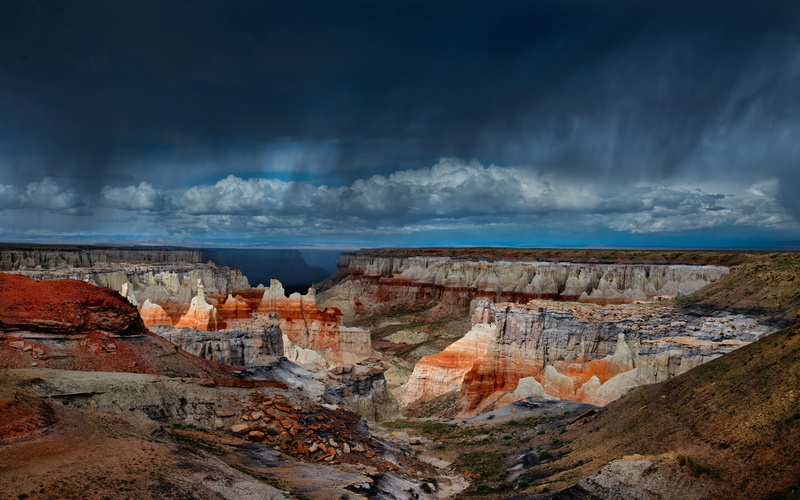 4K, Number Of Main Canyon, AZ, USA, clouds