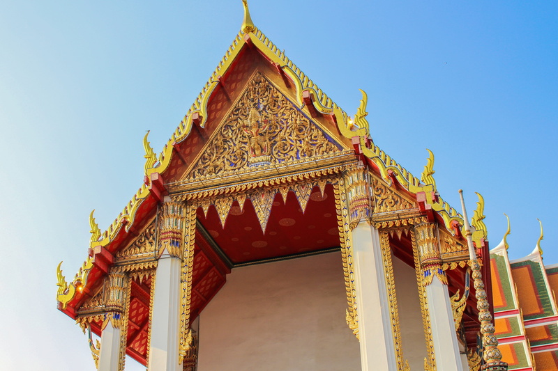 capital, precious, icon, sky, travelling, buddhism, thailand, thai, colored, clear sky, bangkok, culture, golden, old, meditation, belief, religious, building exterior