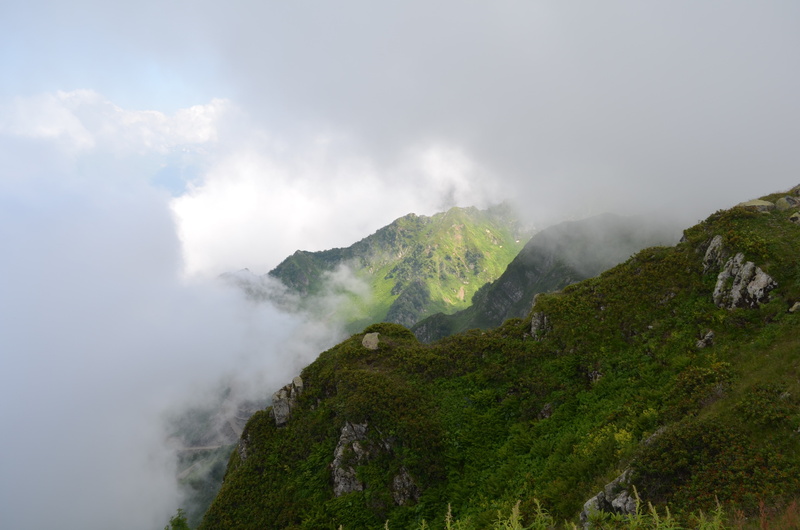 mountains, Krasnaya Polyana, Rosa Khutor, caucasus, 4K, The Caucasus, Sochi, clouds