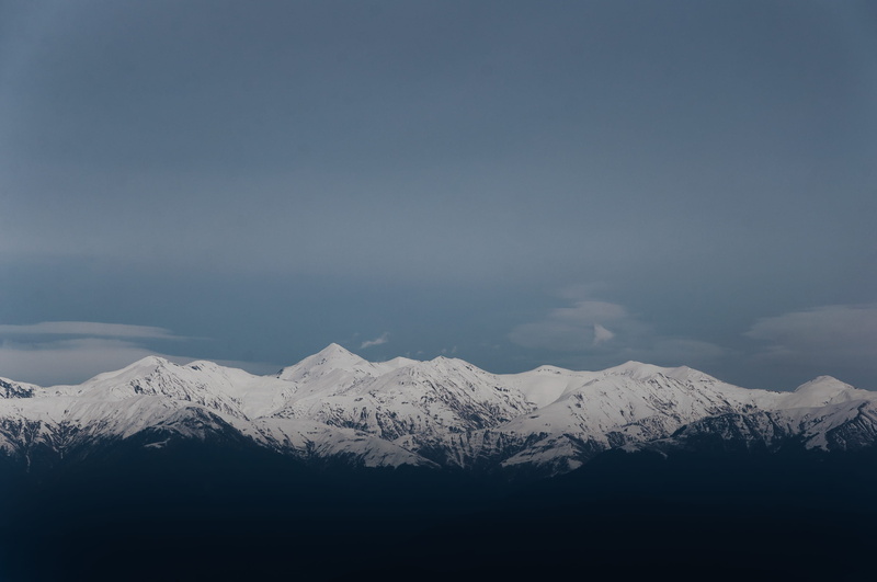 non-urban scene, winter, cold temperature, day, sakartvelo, mountain range, kakheti, environment, mountain, caucasu, peak, no people, sky, 2K, cloud - sky