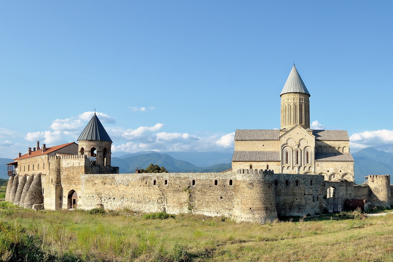 building, history, day, travel destinations, the monastery of alaverdi, caucasus, church, outdoors, built structure, old, belief, place of worship, tower