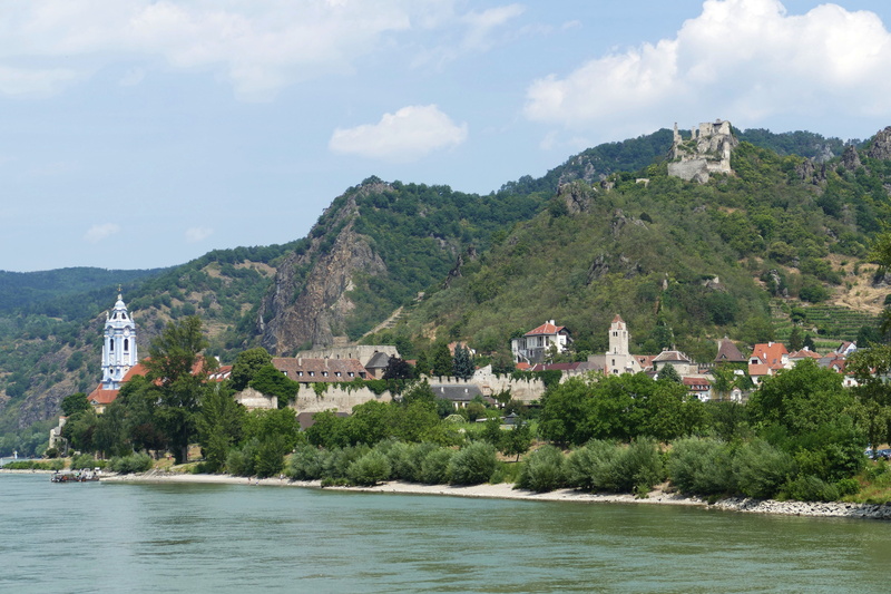 river cruise, near, water, waterfront, mountain, land, historically, world heritage, Wachau, trees, day, landscape, green color, Danube, built structure