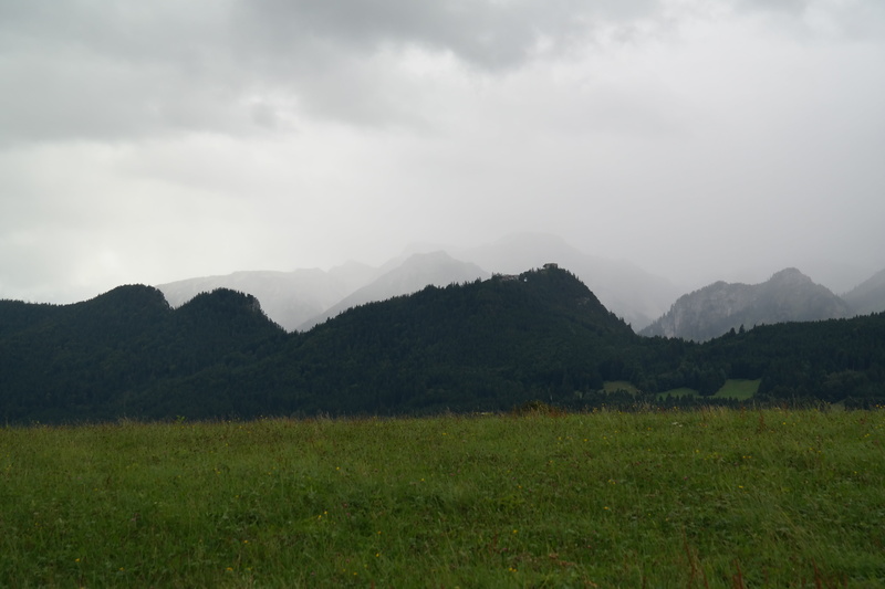 outdoors, isenberch, mountain range, tranquility, environment, landscape, no people, mountain, day, castle eisenberg, clouds, bad weather, cloudiness, schlossberg