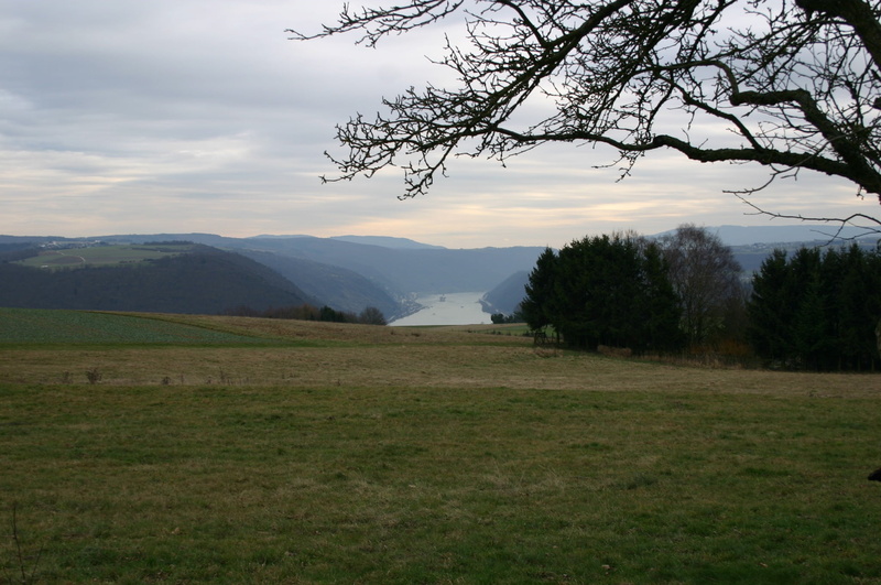 river, sachsen, outdoors, tranquil scene, mountain, rheinland, winter, day, rhine, middle rhine, environment, nature, sky, scenics - nature, field, plant