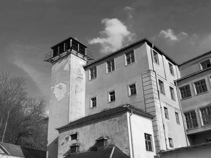 cloud - sky, concentration camp, no people, sky, engrave, building exterior, lost places, street, the past, die, military, building, house, history, wall - building feature