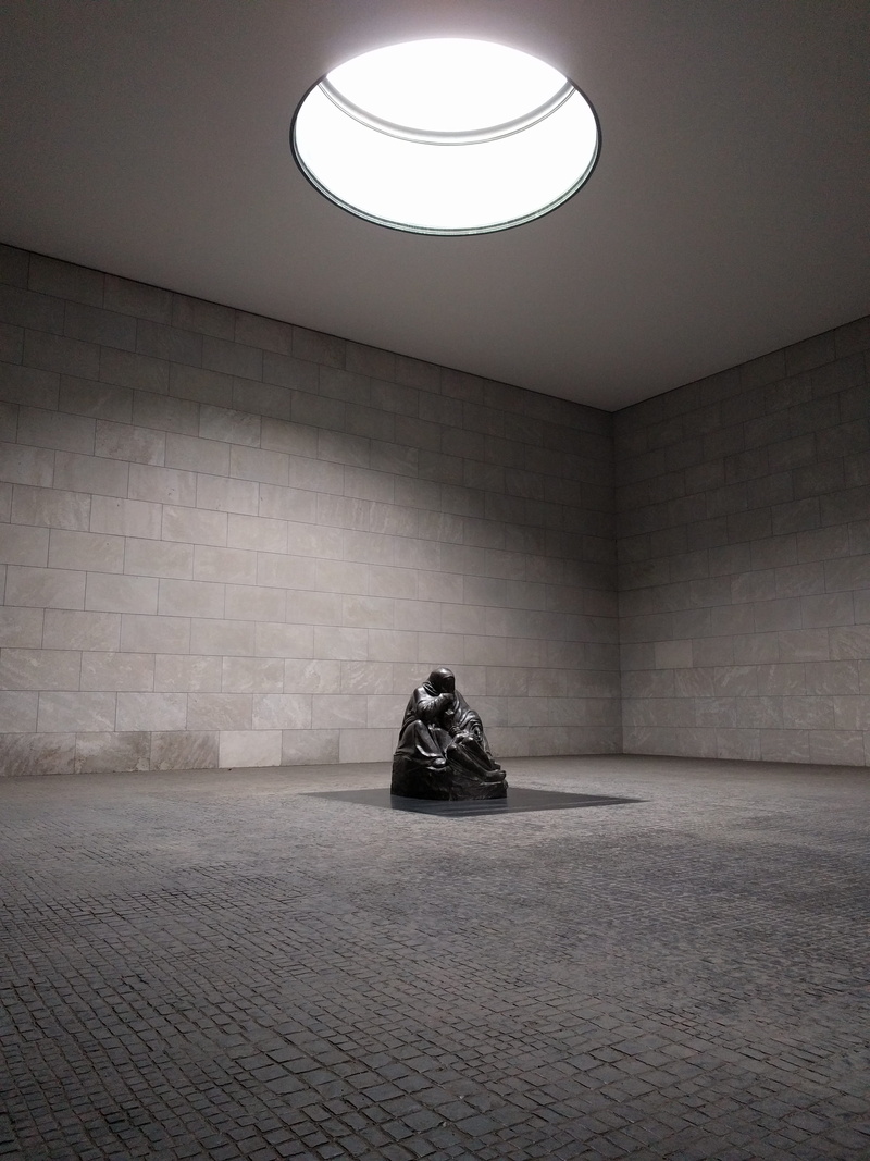 sculpture, solitude, city, 4K, people, Germany, wall, building, one Person, germany, absence, dark, new guardhouse, illuminated, footpath, architecture