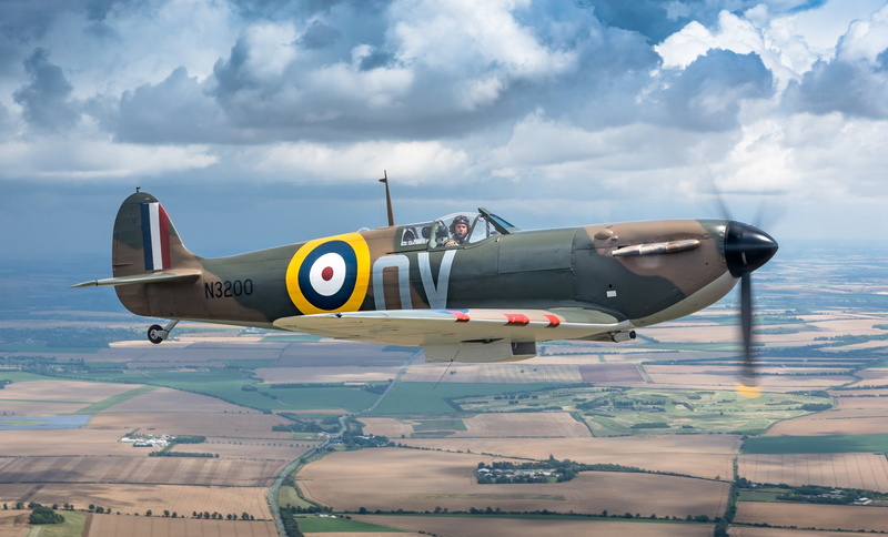 British fighter, times, Spitfire Mk1a, 1080P, The second world war