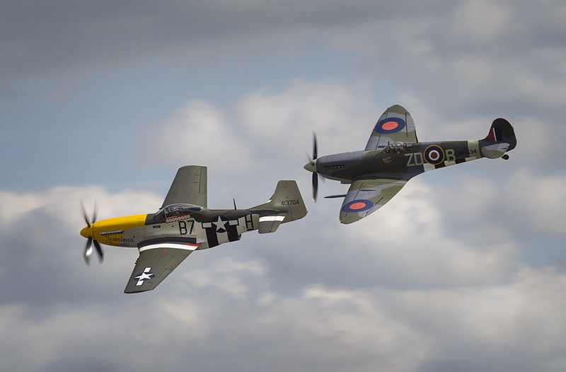 times, 1080P, Mustang, world, North American, Second, Spitfire, war, P-51, fighters