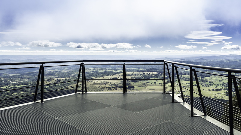 4K, france, nature, tranquil scene, beauty in nature, water, mountain, sea, no people, observation point, railing, orcines, scenics - nature, puy de dôme