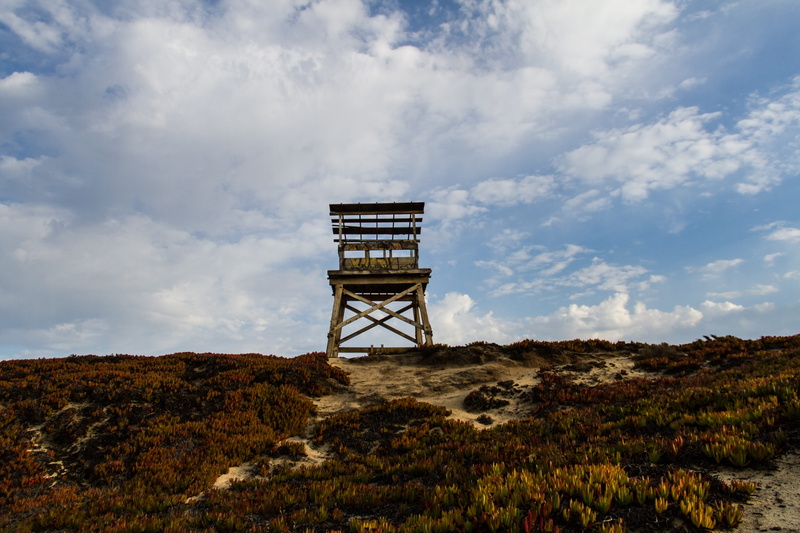 beach, lookout, california, no people, travel destinations, environment, nature, beauty in nature, non-urban scene, lookout tower, built structure, cloud - sky