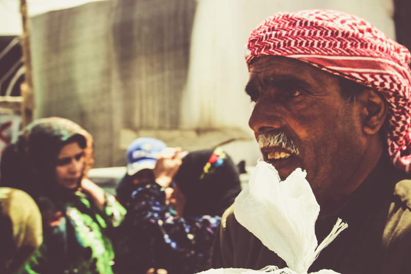 camp, outdoors, lifestyles, refugee, mature men, headshot, mid adult men, day, group of people, man, facial hair, casual clothing, lebanon, males, real people