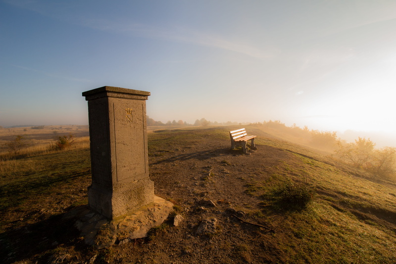 land, city, scenics - nature, environment, day, jena, plant, thuringia germany, sky, grass, tranquil scene, field, fog, sunrise, view, clear sky, outdoors