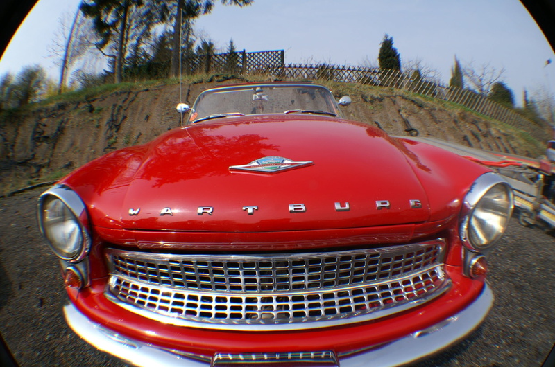luxury, 1080P, red, retro styled, mode of transportation, focus on foreground, day, leisure, plant, outdoors, vintage car, chrome, close-up, car, motor vehicle