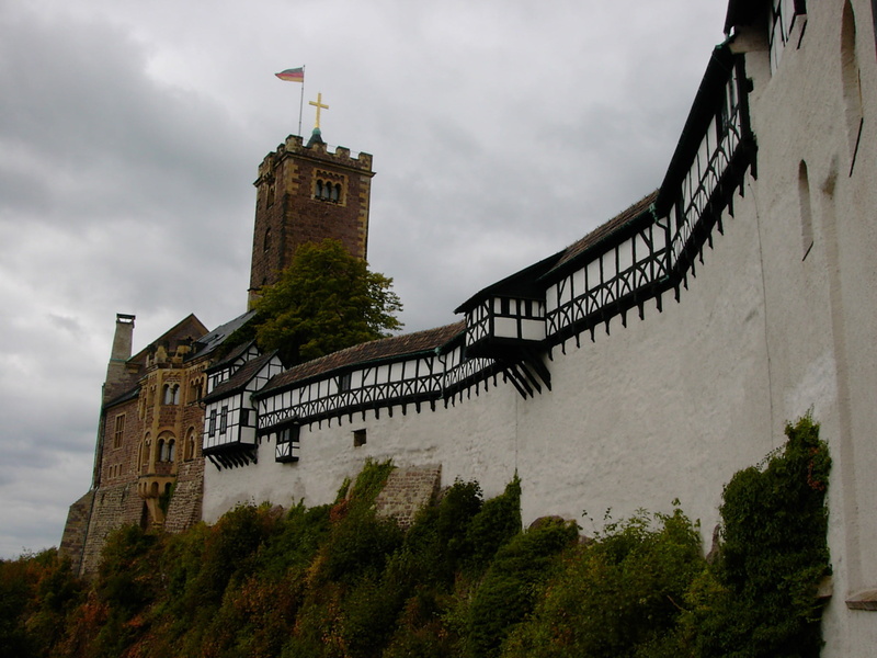 built structure, wartburg castle, old, castle, history, famous Place, thuringia germany, plant, travel, 1080P, travel destinations, building exterior
