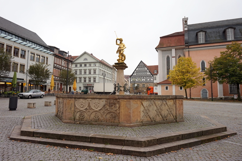 city, history, house, travel destinations, outdoors, building, eisenach, street, 5K, day, germany, nature, art and craft, statue, building exterior, the main square