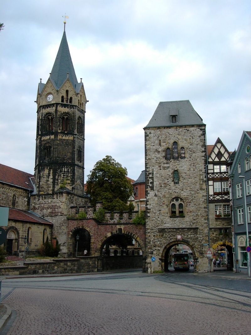 eisenach, nikolai church, nature, place of worship, architecture, sky, history, 2K, spire, the past, church, belief, city gate, built structure, building exterior