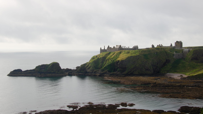 cloud - sky, aberdeenshire, sky, no people, dunnottar, architecture, built structure, landmark, scotland, outdoors, landscape, history, sea, stonehaven