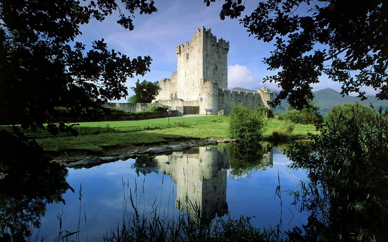 ross, architecture, landscapes, national, park, 2K, castles, ireland, castle