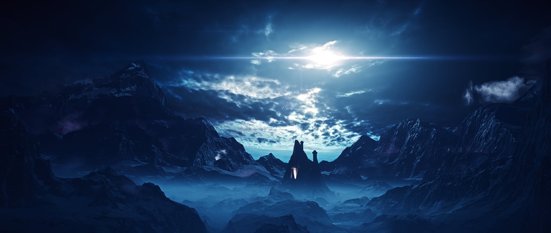 ME, kett, nature, tools, scenery, Cinematic, Stronghold, mountain Peak, outdoors, landscape, mountain, Mass Effect: Andromeda, 2K