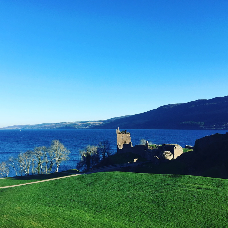 medieval, stone, plant, scottish, blue, mountain, architecture, sky, nature, Scotland, travel, ancient, scenics - nature, land, stronghold, loch, fort