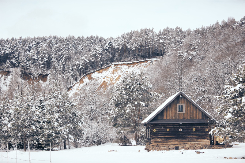 land, lithuania, architecture, extreme weather, non-urban scene, trees, plant, snow, snowcapped mountain, winter, landscape, woodland, built structure