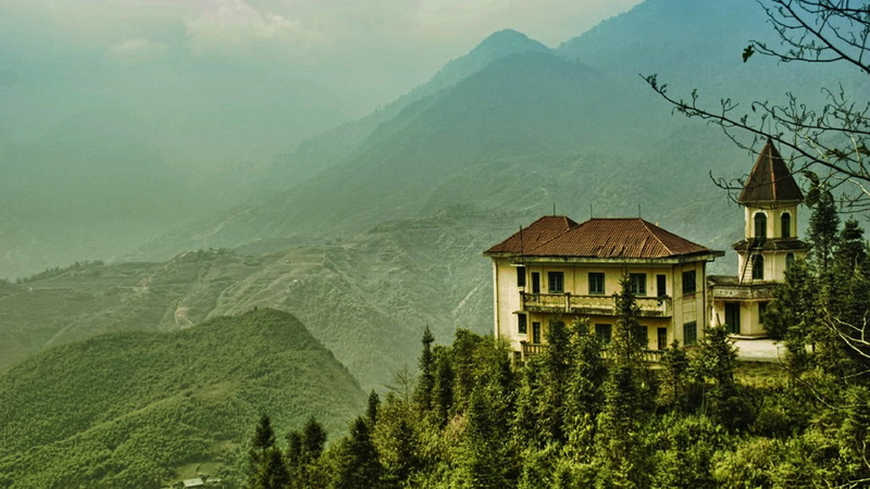 nature and landscapes, mountains, forest, hilltop, mist, hills, 1080P, house