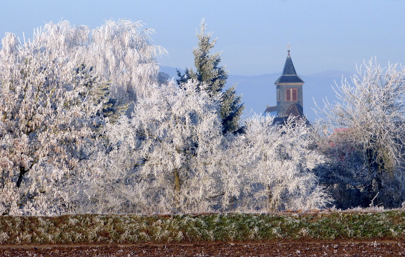 belief, Winter, plant, 4K, cold temperature, place of worship, building, architecture, spirituality, nature, building exterior, france, religion, no people