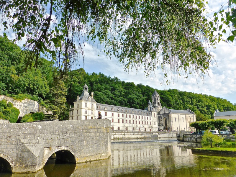 travel, the past, river, tree, day, france, built structure, nature, architecture, marouatte, bridge, bridge - man made structure, chateau, connection
