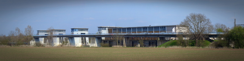 industry, copy space, agriculture, weir, plant, rural scene, land, energy generation, outdoors, dam, environment, farm, day, field, landscape, sky, grass