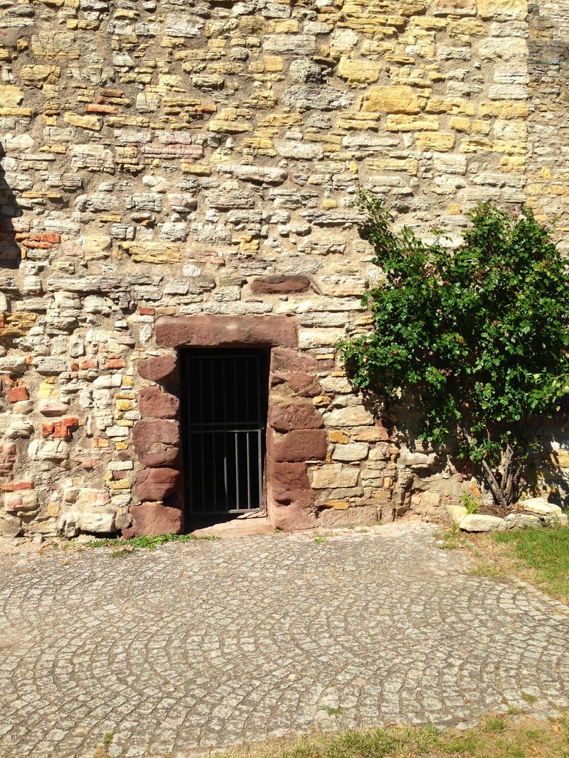 stone wall, outdoors, ruin, house, stone window, wall - building feature, no people, open, old, window, built structure, middle ages, building exterior