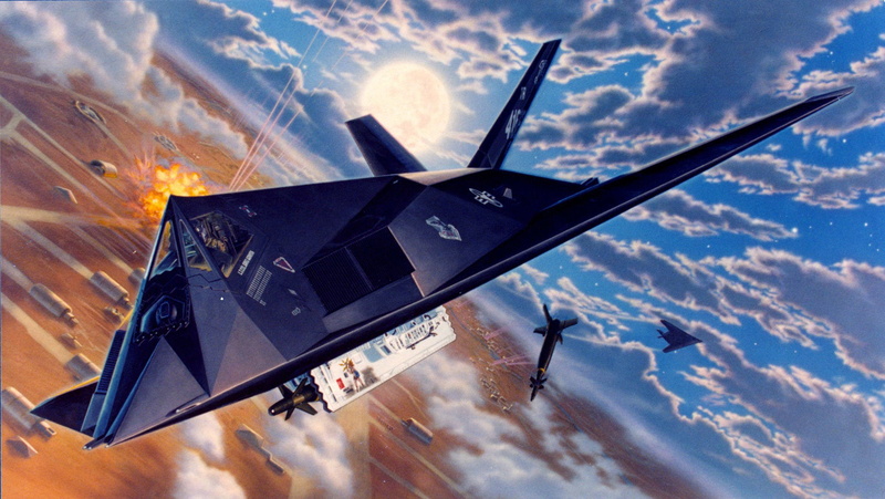 the plane, nature, shock, unobtrusive, penetration, American, Defense, tactical, on the move, through, tilt, objects., outdoors, sky, airplane, Night Hawk