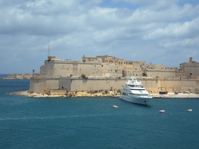 passenger craft, malta, outdoors, luxury, vittoriosa, Birgu, no people, Walls, the past, waterfront, transportation, building exterior, cloud - sky, mode of transportation