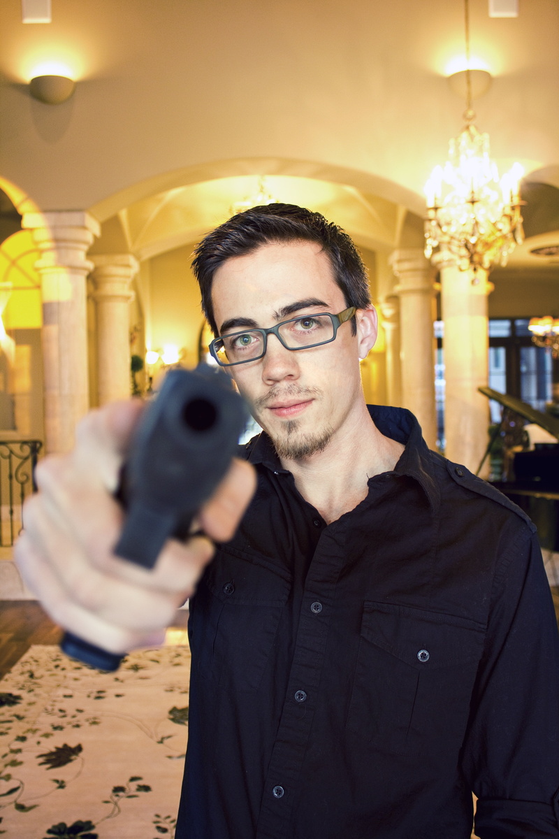 5K, protect, photography themes, second amendment, home security system, men, one Person, gunpoint, eyeglasses, safe, guard, waist up, shield, home, defense