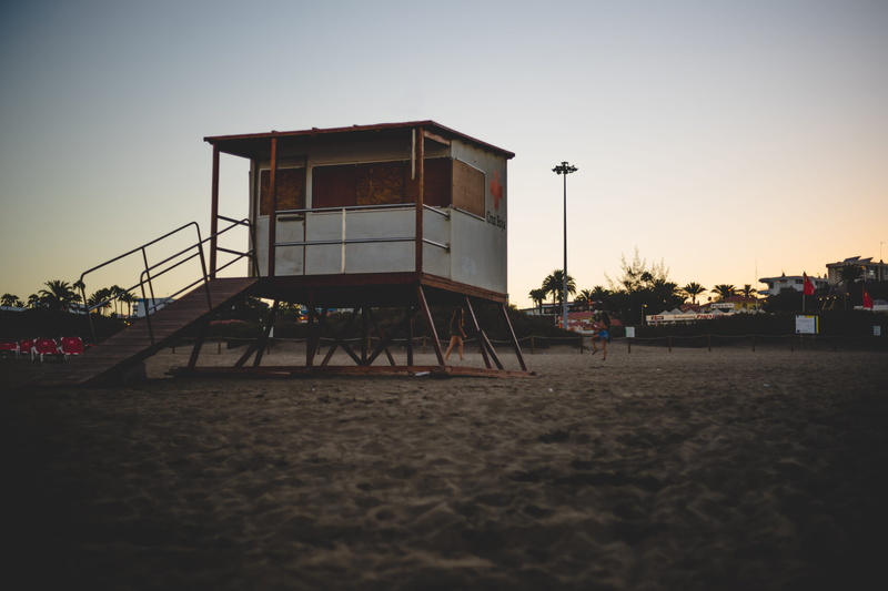 safety, absence, day, outdoors, beach, protection, built structure, spain, no people, rescue, land, night, ocean, security, man made structure, sand, life guard