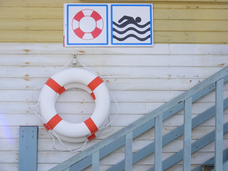 2K, warning sign, communication, water, safety, white color, day, rescue, circle, wood - material, ocean, security, forbidden, guard, life Belt, buoy