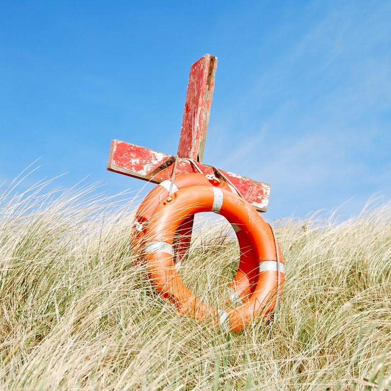 orange color, wood, growth, cogon grass, pole, land, clear sky, metal, nature, field, low angle view, sky, blue sky, no people, life saver, 2K, safety