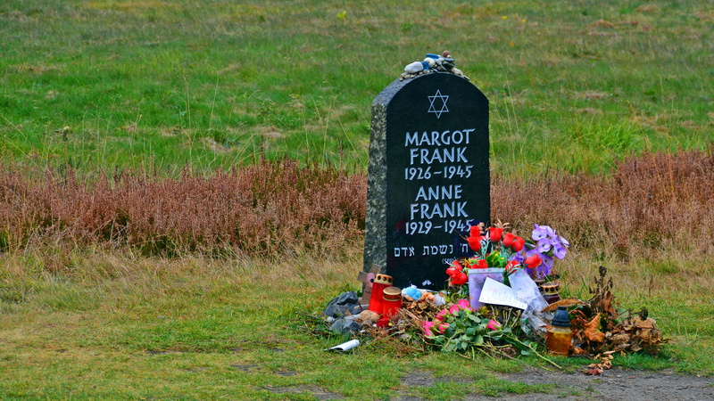 memorial, field, communication, 5K, nature, information sign, text, no people, anne frank, growth, margot, sign, kz, land, history, green color, information