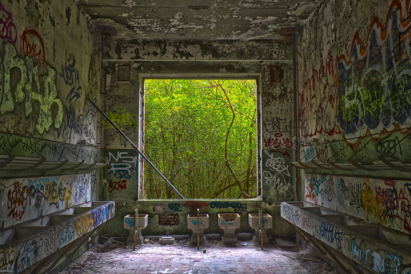 decay, building, day, flooring, bad condition, broken, architecture, messy, pforphoto, old, forget, transience, run-down, green color, decline, damaged