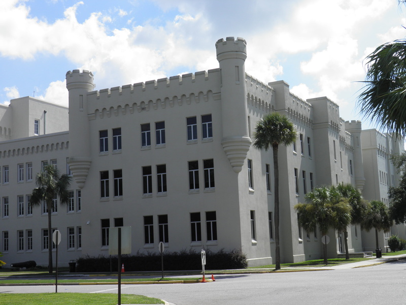 building exterior, road, residential district, barracks, window, street, nature, architecture, cloud - sky, no people, plant, the citadel, built structure