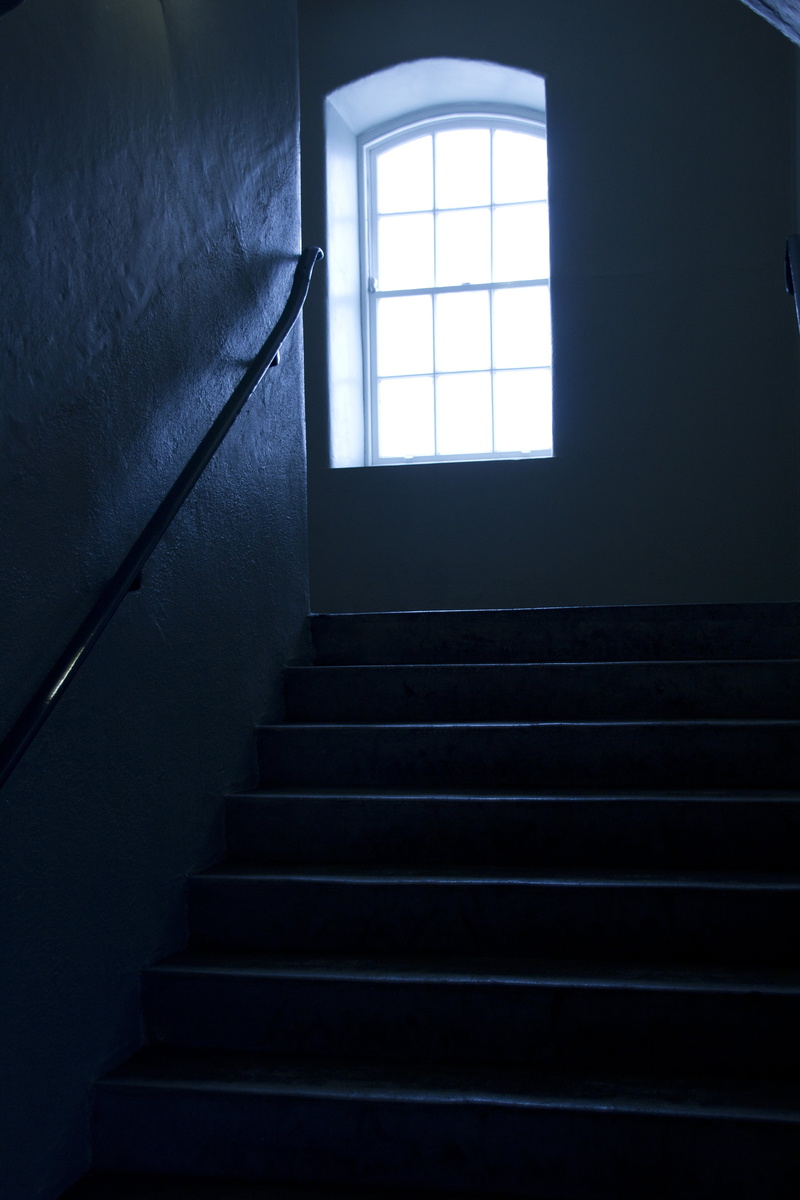 empty, staircase, building, nature, indoors, built structure, ireland, window, no people, front, absence, illuminated, home interior, railing, museum, collins barracks