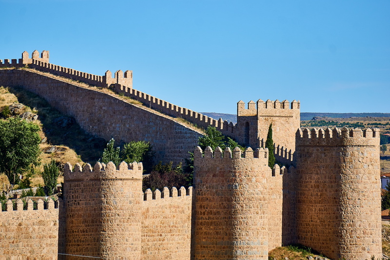 5K, fortified wall, fortress, the past, wall, surrounding wall, clear, castle, concrete, world heritage, ancient, middle ages, built structure, blue, travel destinations