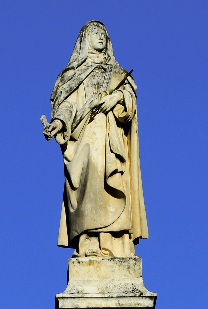 architecture, religion, representation, sculpture, no people, memorial, 4K, craft, belief, catholic, history, church, human representation, avila, saint teresa